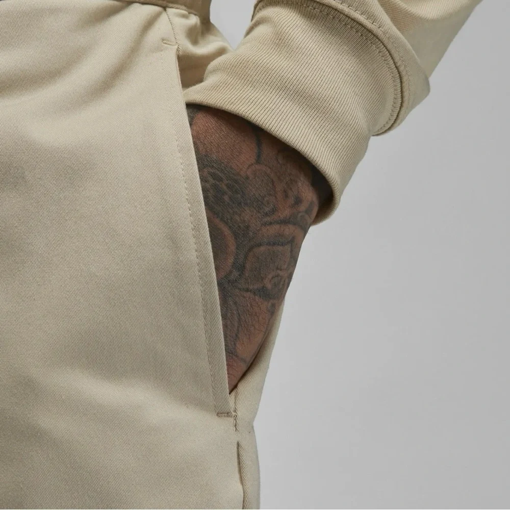 Nike Jordan Flight Heritage Men's Woven Pants Khaki Loose Fit SZ S NWT Ret. $150